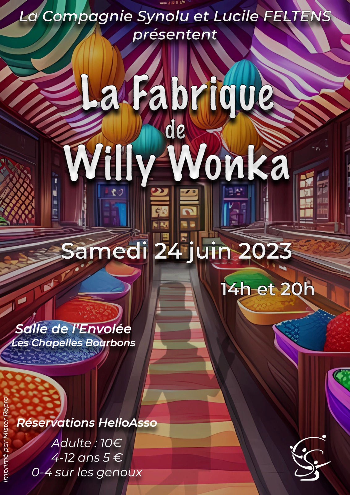 Affiche La Fabrique de Willy Wonka